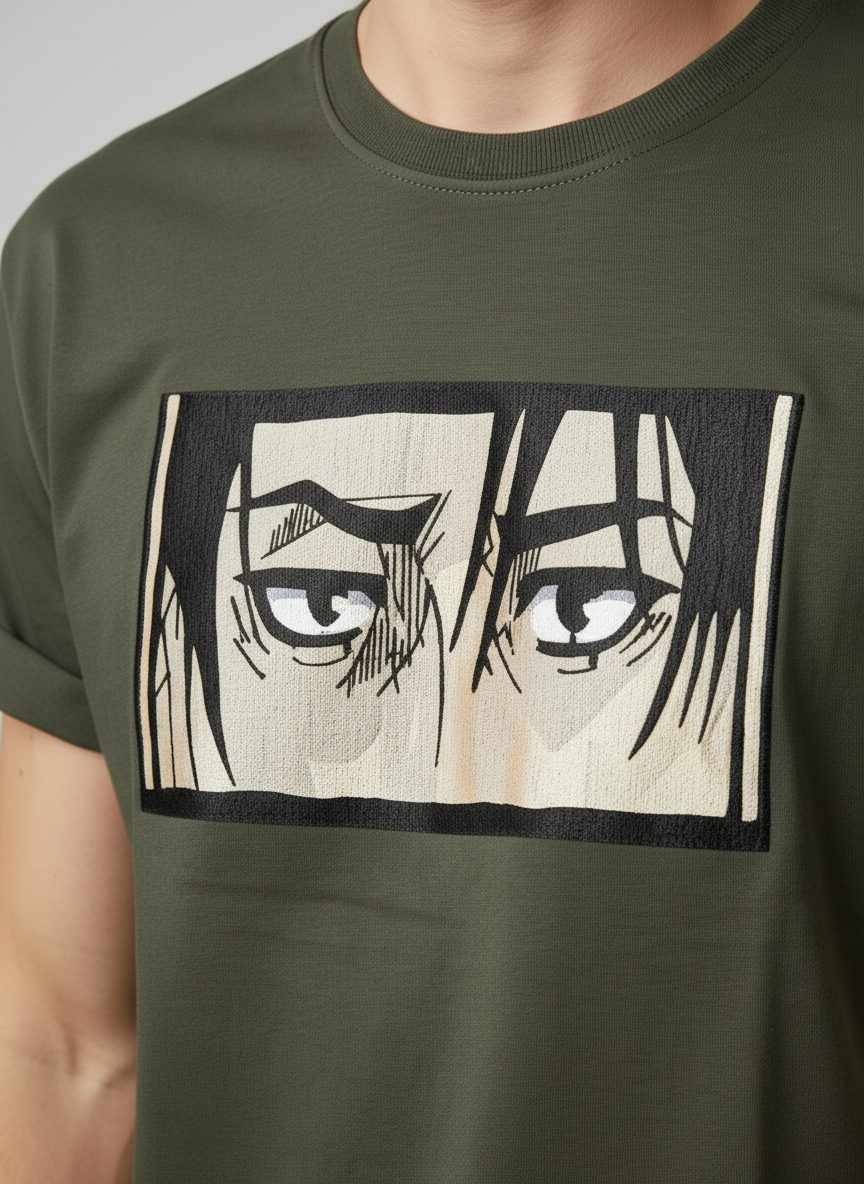 Olive Levi Ackerman Embroidery Oversized Tshirt