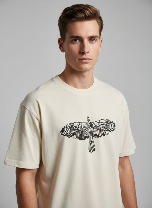 Ascension Spine Embroidery Oversized Tshirt