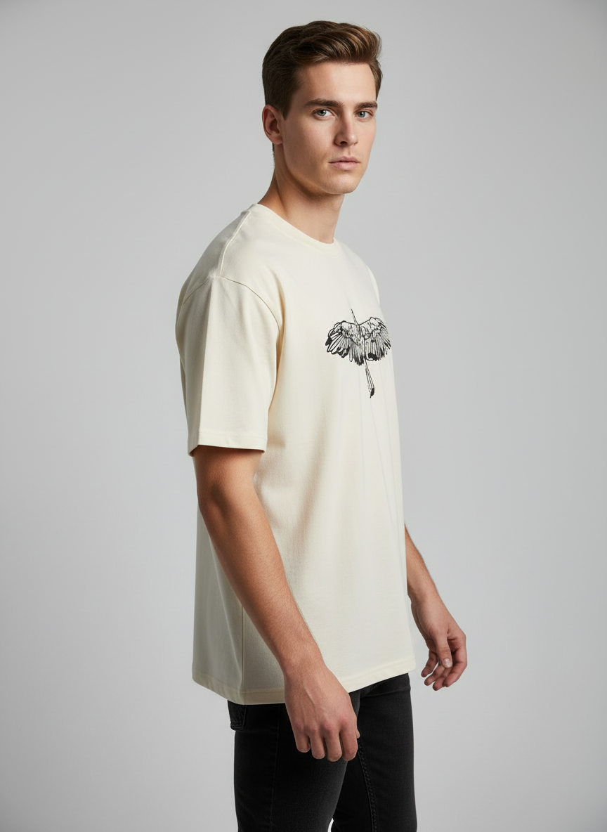 Ascension Spine Embroidery Oversized Tshirt