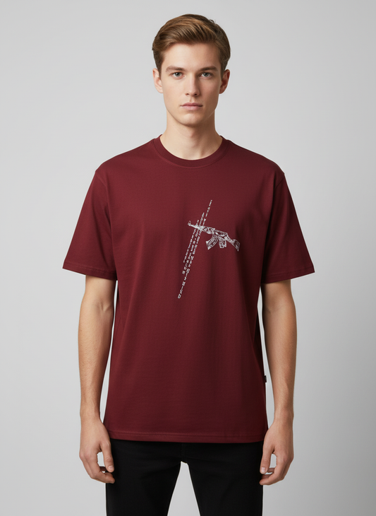 AK47 in Streetwear Oversized Tshirt