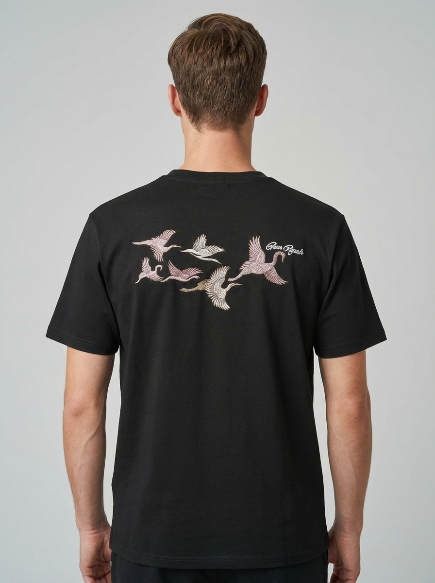 Rise Again in Streetwear Embroidery Oversized Tshirt