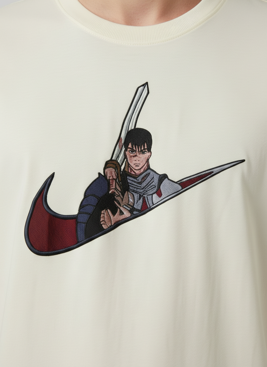 Guts Embroidery Oversized Tshirt