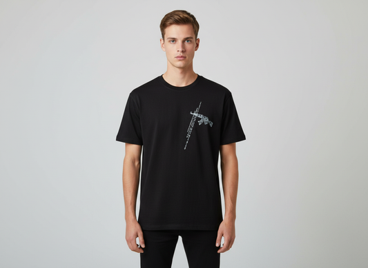 AK47 in Streetwear Oversized Tshirt