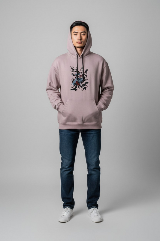 Itachi Uchiha Embroidery Oversized Hoodie