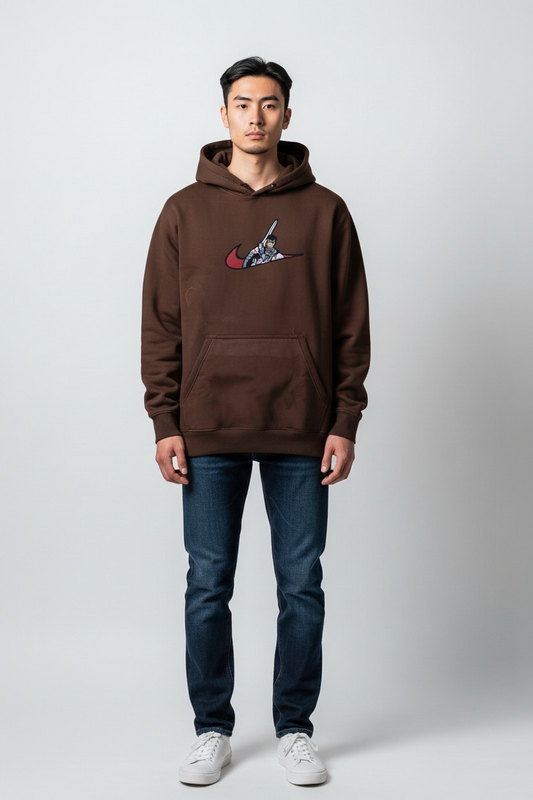The Black Swordsman Embroidered Hoodie