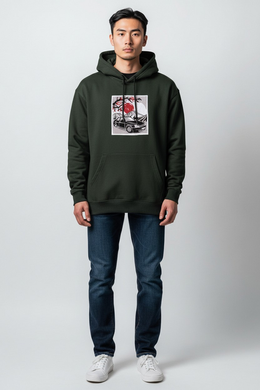 The Midnight Drift Embroidered Hoodie