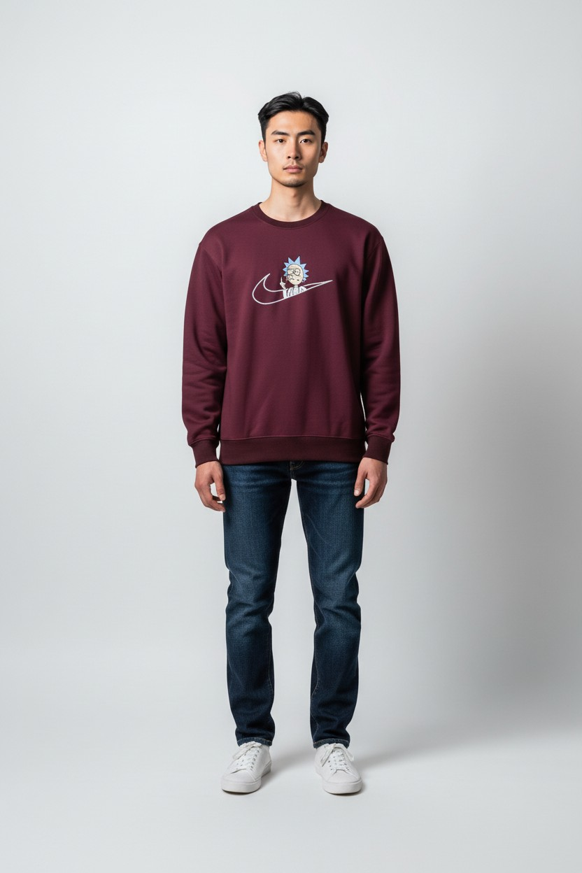 The "Rick-C-137" Bordeaux Fleece