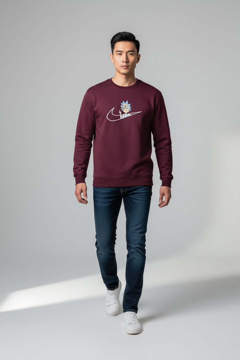 The "Rick-C-137" Bordeaux Fleece