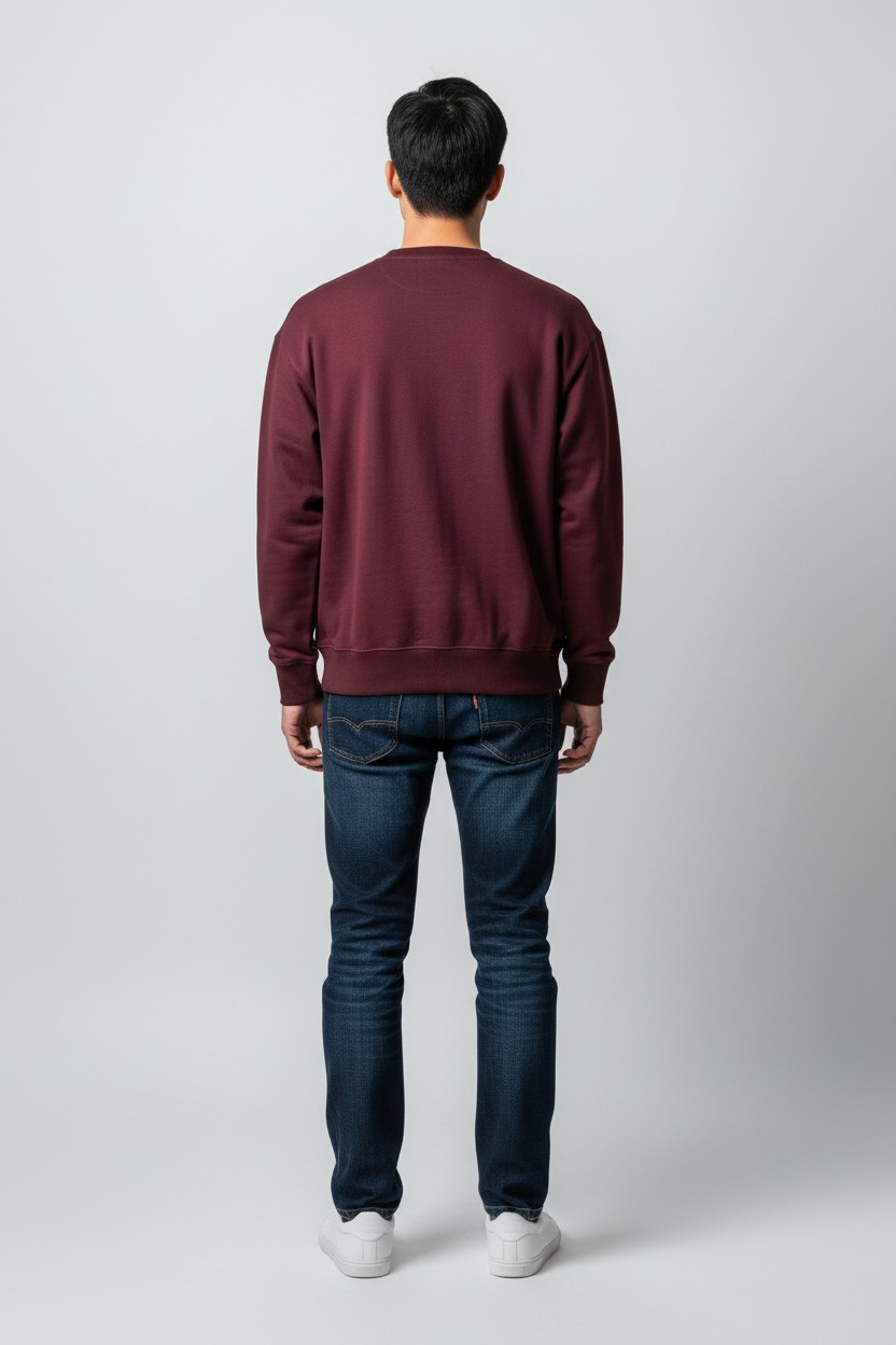 The "Rick-C-137" Bordeaux Fleece