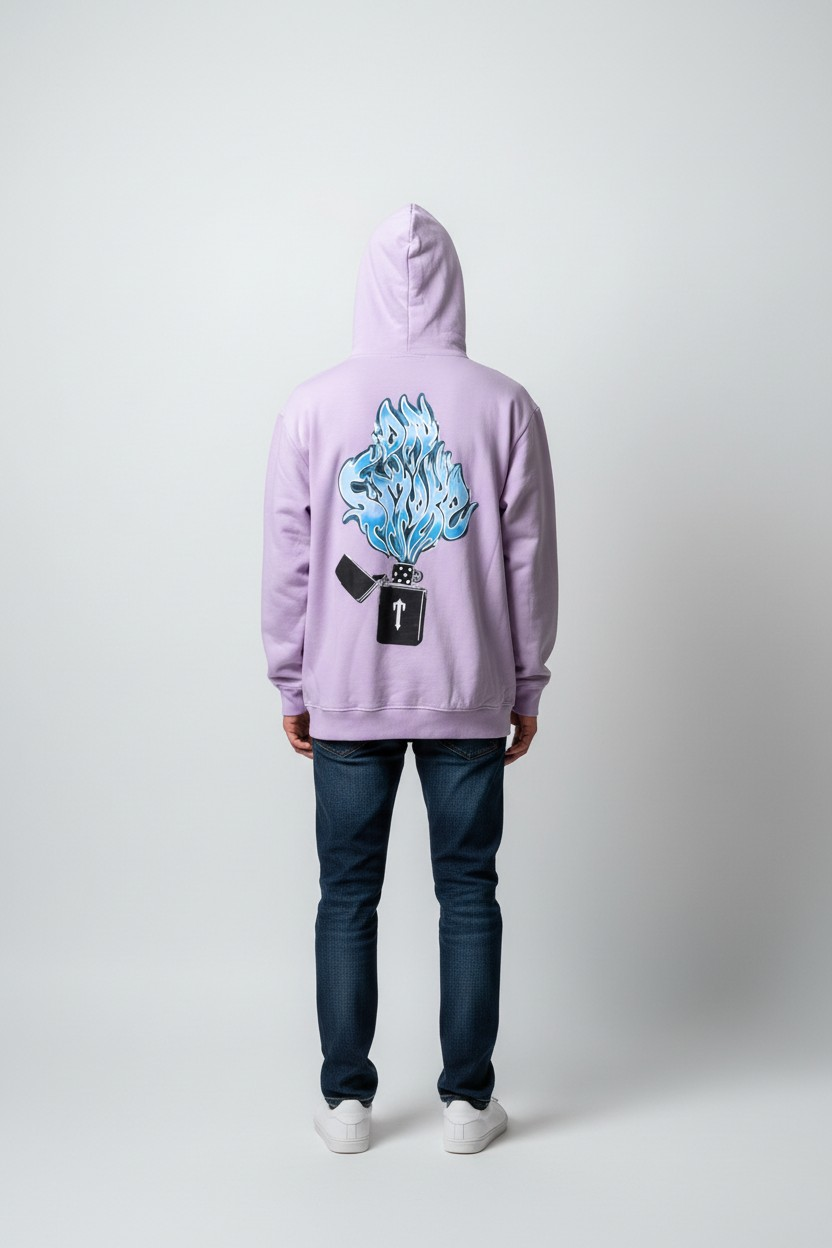 Lavender Ignite | 350 GSM Street-Art Hoodie