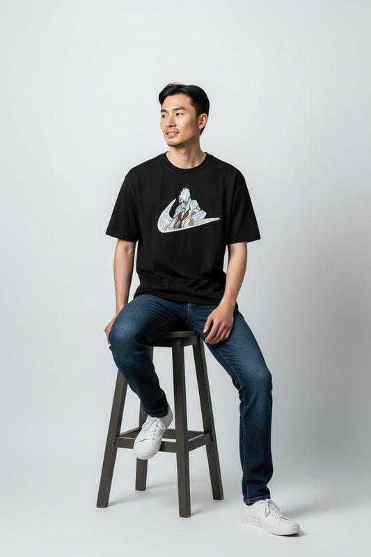 Toshiro Hitsugaya Embroidery Oversized Tshirt