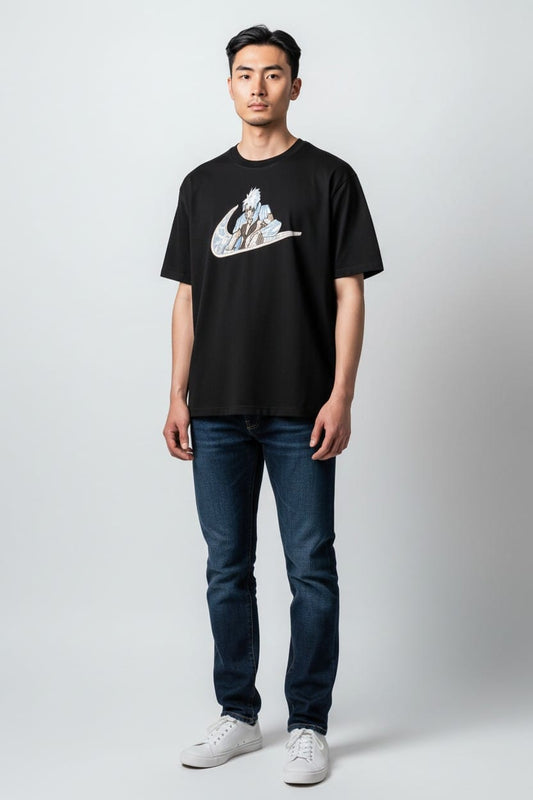 Toshiro Hitsugaya Embroidery Oversized Tshirt