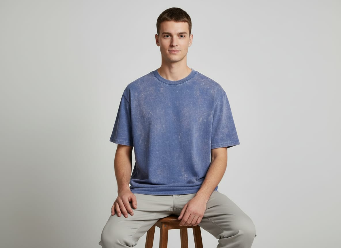 Lavender Acid Wash Oversized Tshirt