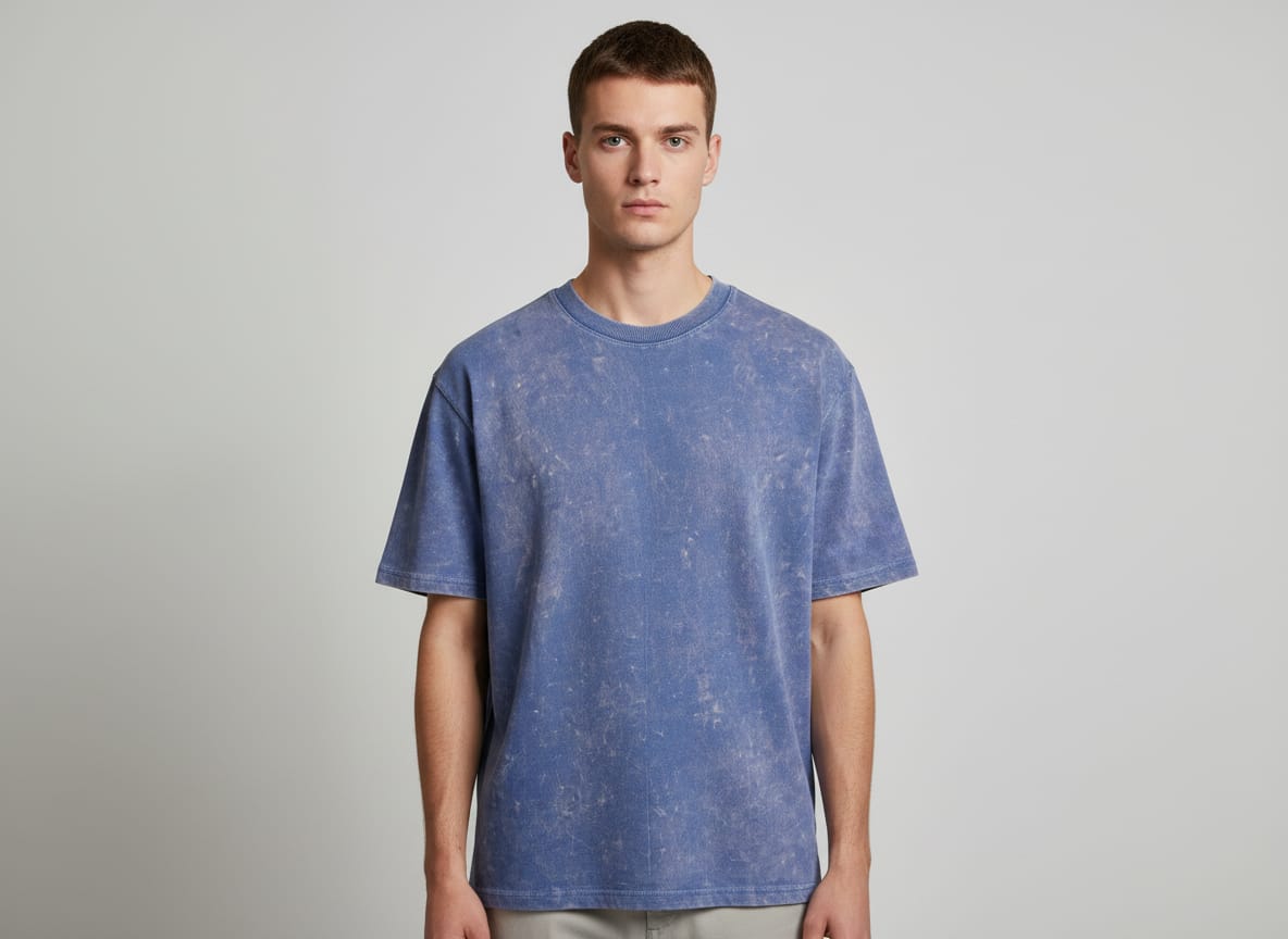 Lavender Acid Wash Oversized Tshirt