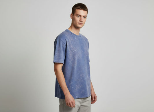 Lavender Acid Wash Oversized Tshirt